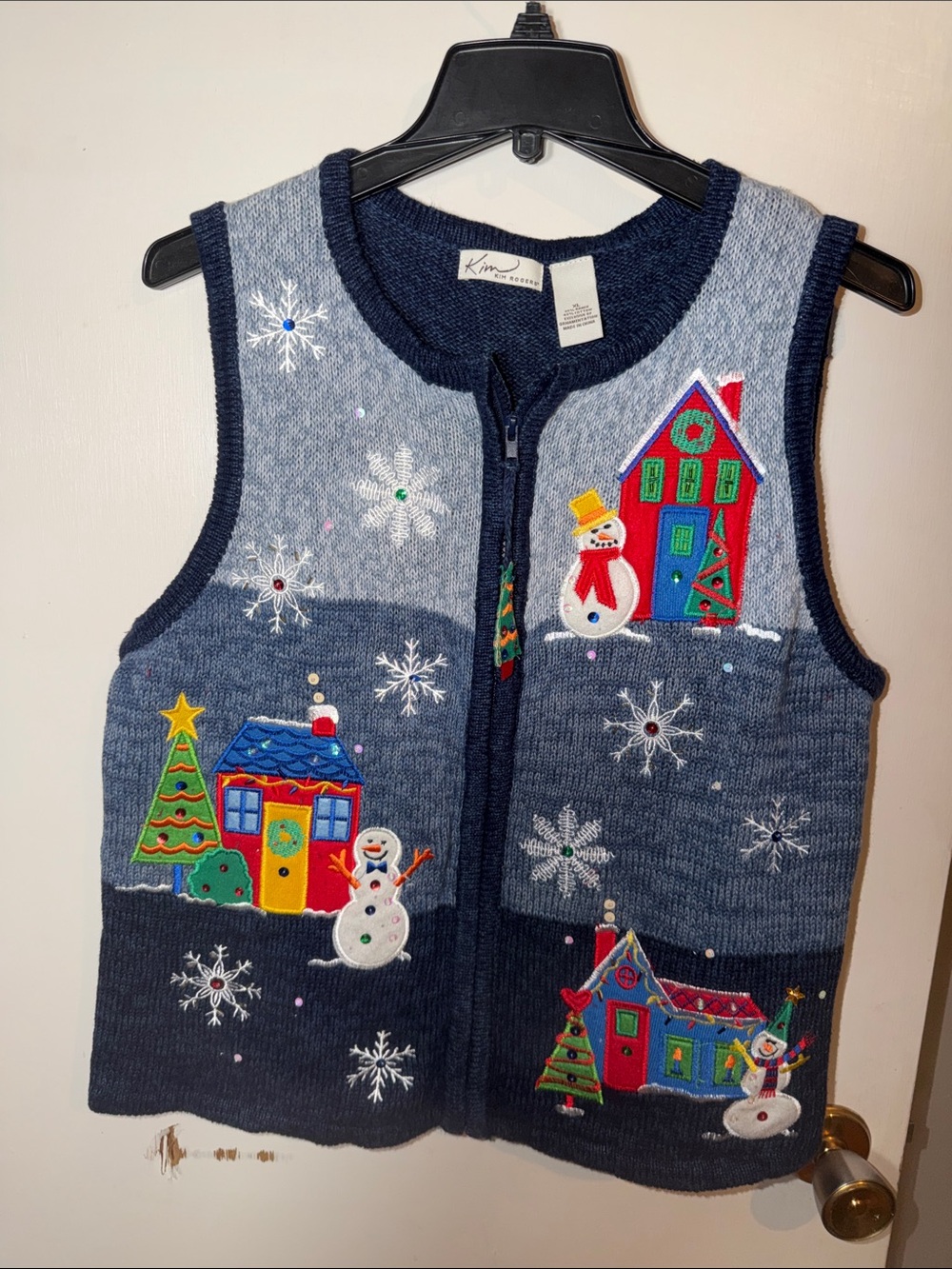 Vintage Kim Rogers Christmas Vest